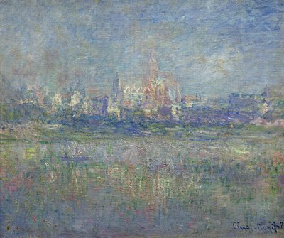 Vétheuil im Nebel, 1879 von Claude Monet